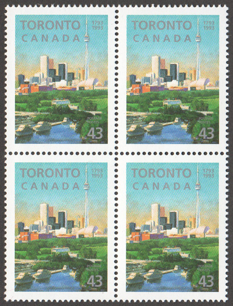 Canada Scott 1484 MNH Block - Click Image to Close